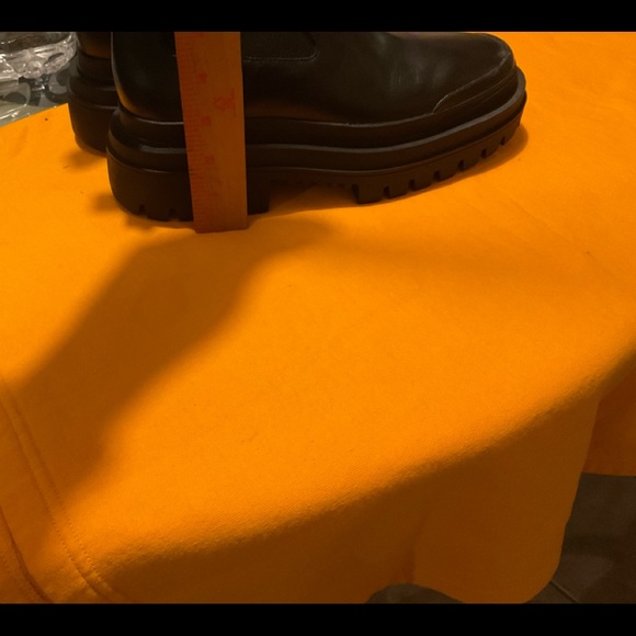 Zara Black Leather Chelsea Boot Size 9/40, NWT - NWOB - Picture 13 of 16